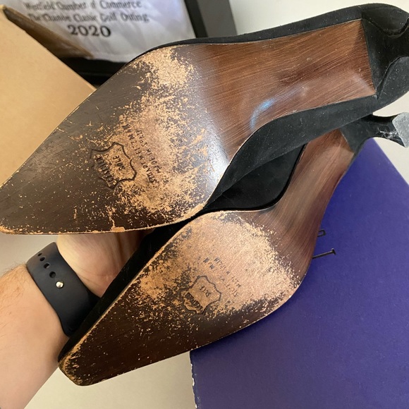 Stuart weitzman suede pointed heel - Picture 4 of 5